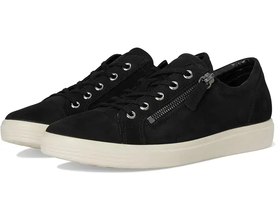 Women's ECCO Soft Classic Lace Side Zip Sneaker