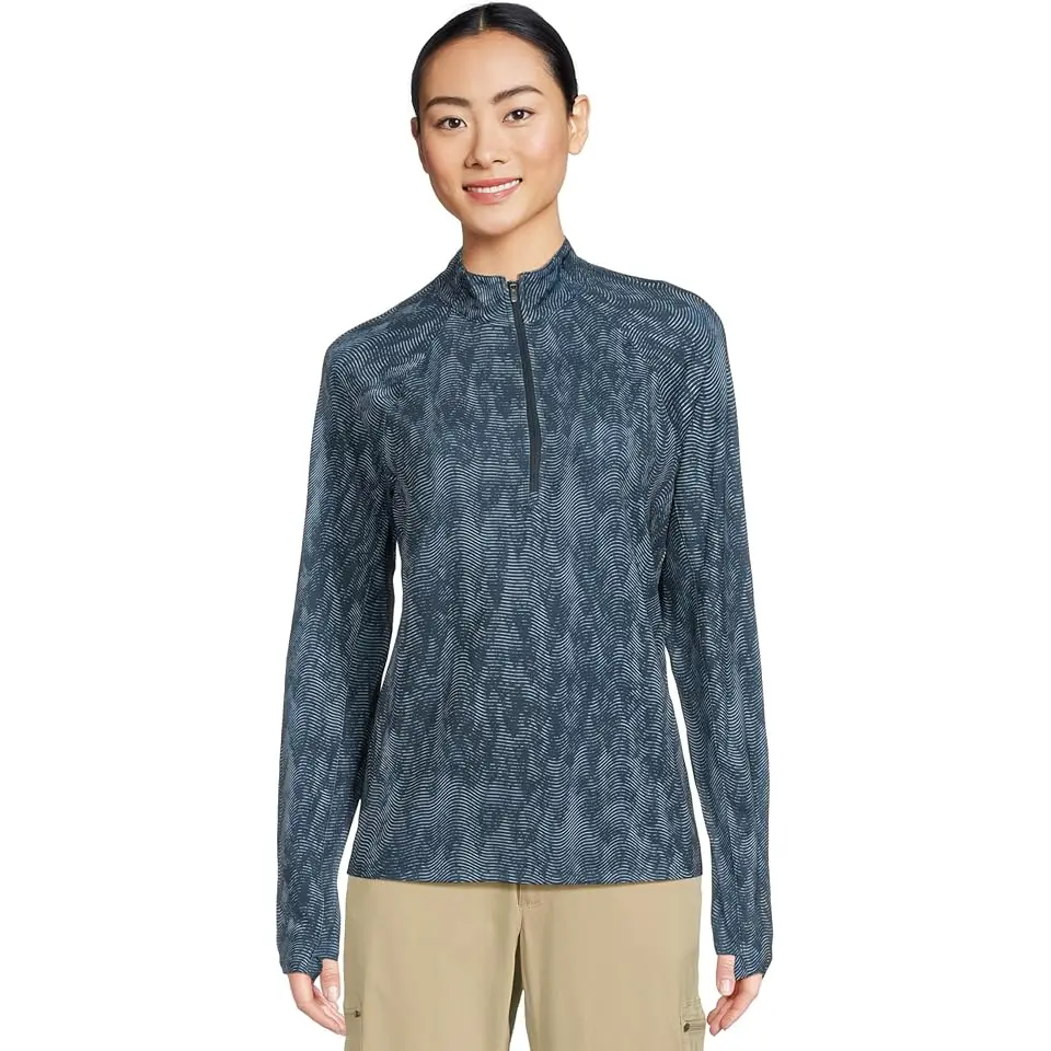 Access Trail Quarter Zip Pullover Print