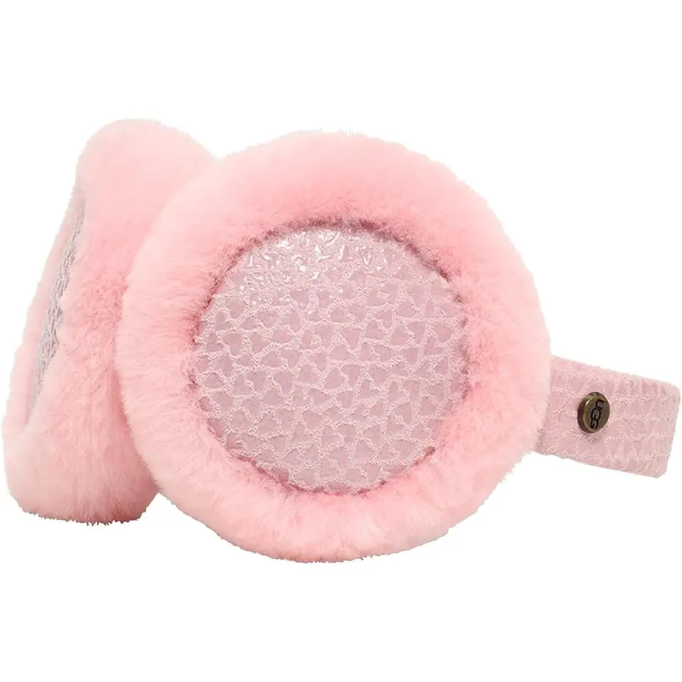 Pink Hearts Earmuff (Toddler/Little Kids)