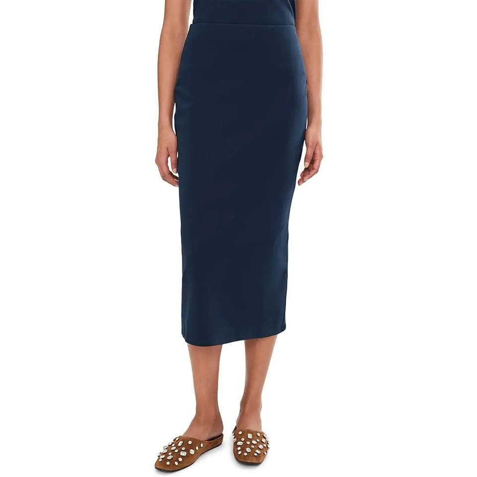 Pull-On Midi Skirt