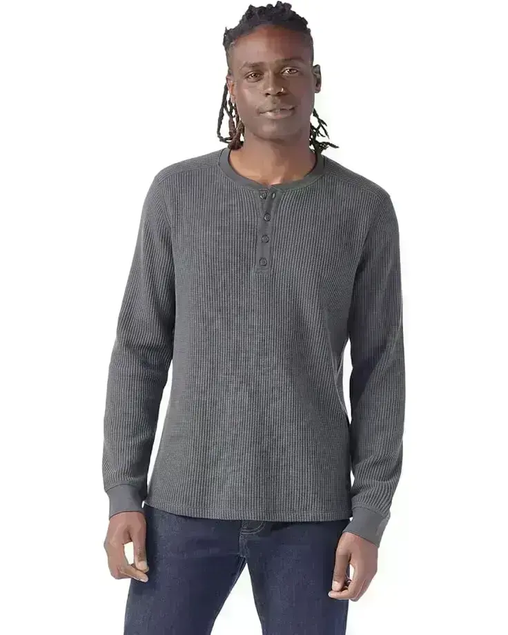 Men's Smartwool Waffle Long Sleeve Henley