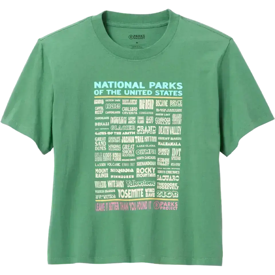 Women's National Parks Lineup Boxy Tee