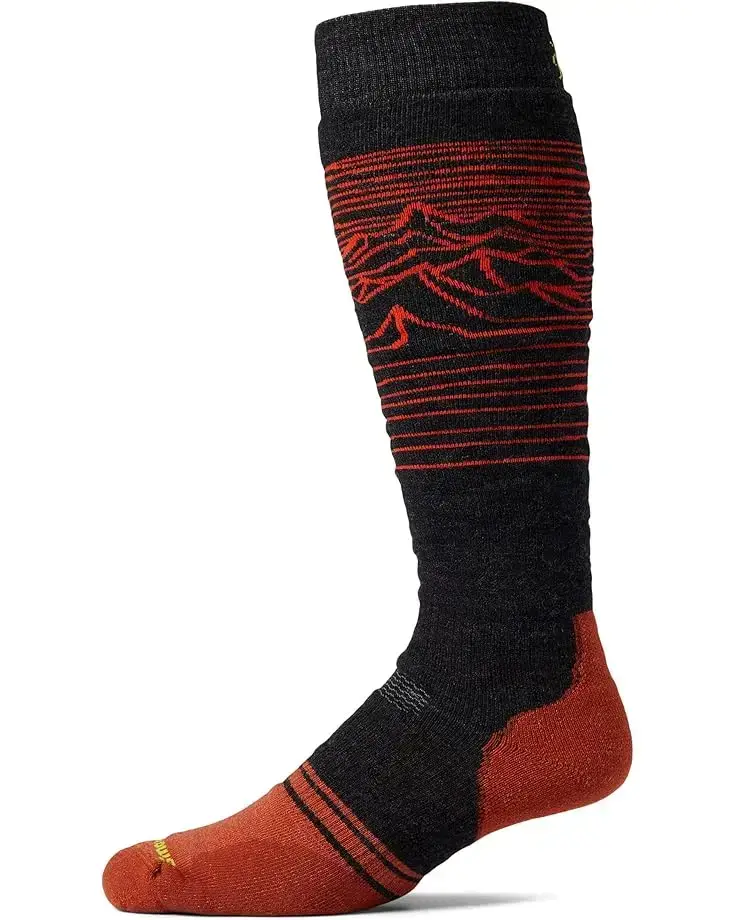 Men's Smartwool Snowboard Full Cushion Iguchi Pattern Over-the-Calf Socks