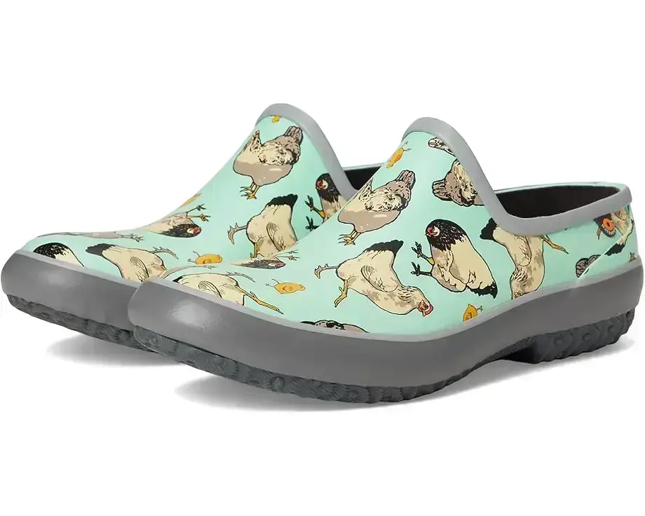 Women's Bogs Patch Clog Chickens