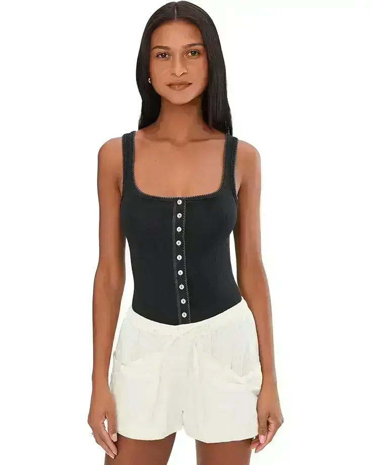 Women's Free People End Game Pointelle Tank