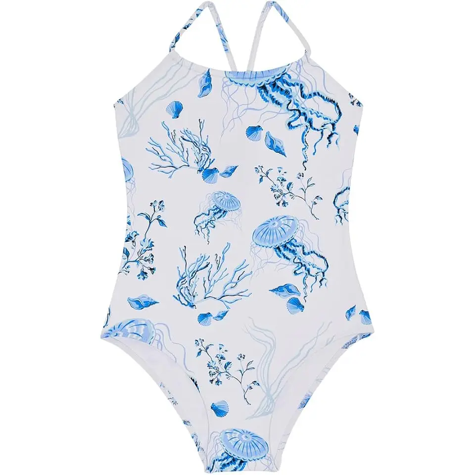 Medusa & Shells Swim Jersey Stretch (Toddler/Little Kid/Big Kid)