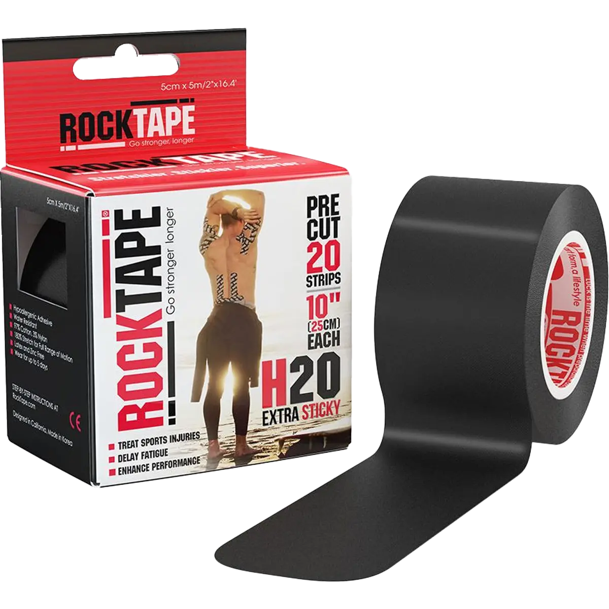 RockTape Go PreCut Extra Sticky