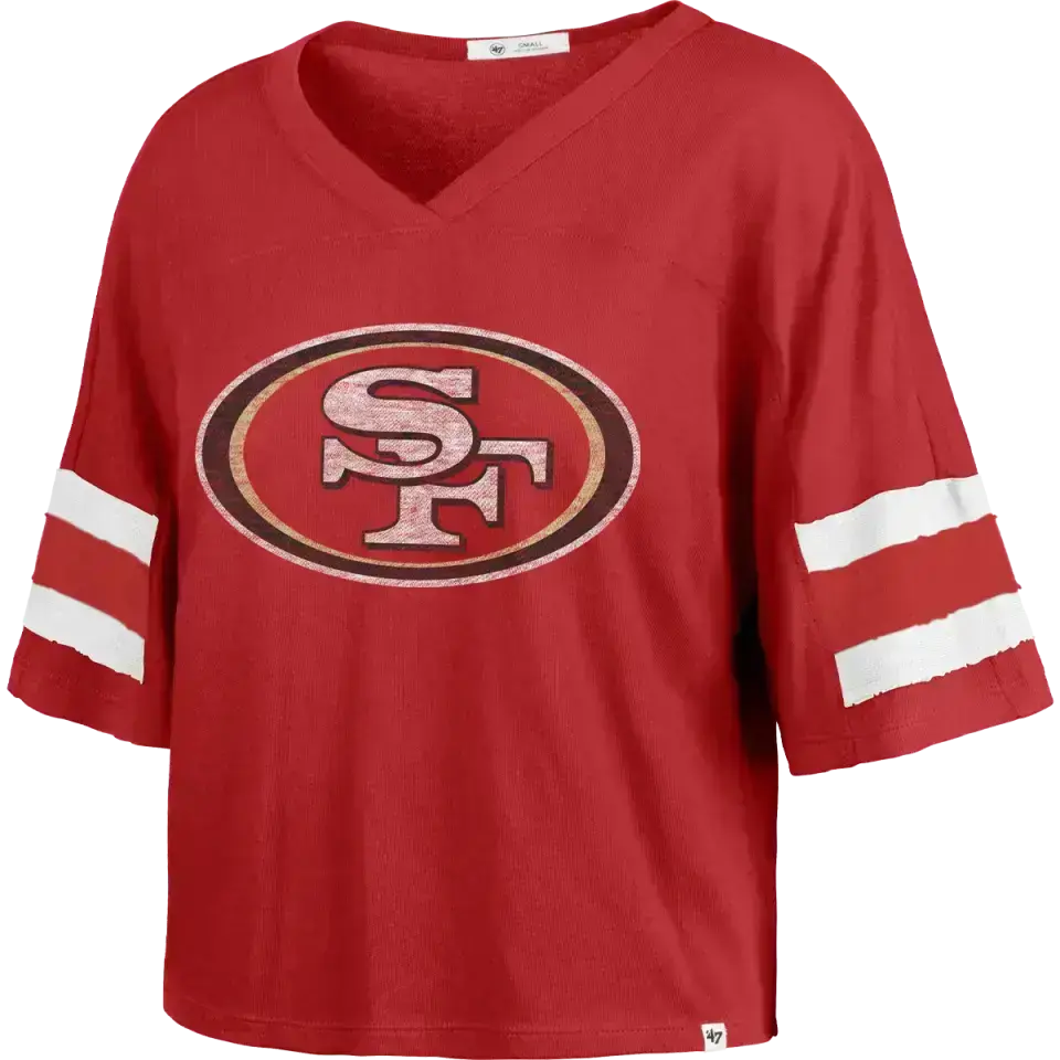 Women's 49ers Premier Scout Crop Tee
