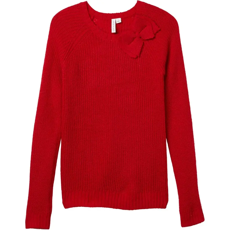 Bow Shoulder Sweater (Toddler/Little Kids/Big Kids)