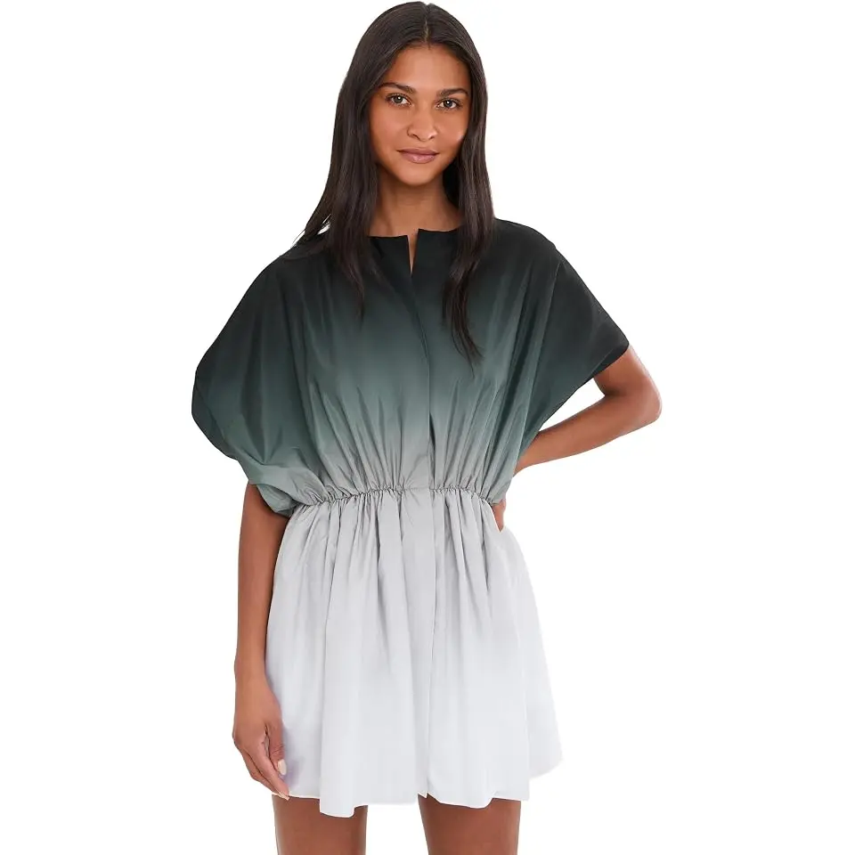 Super Oversized Sleeveless Flared Mini Dress