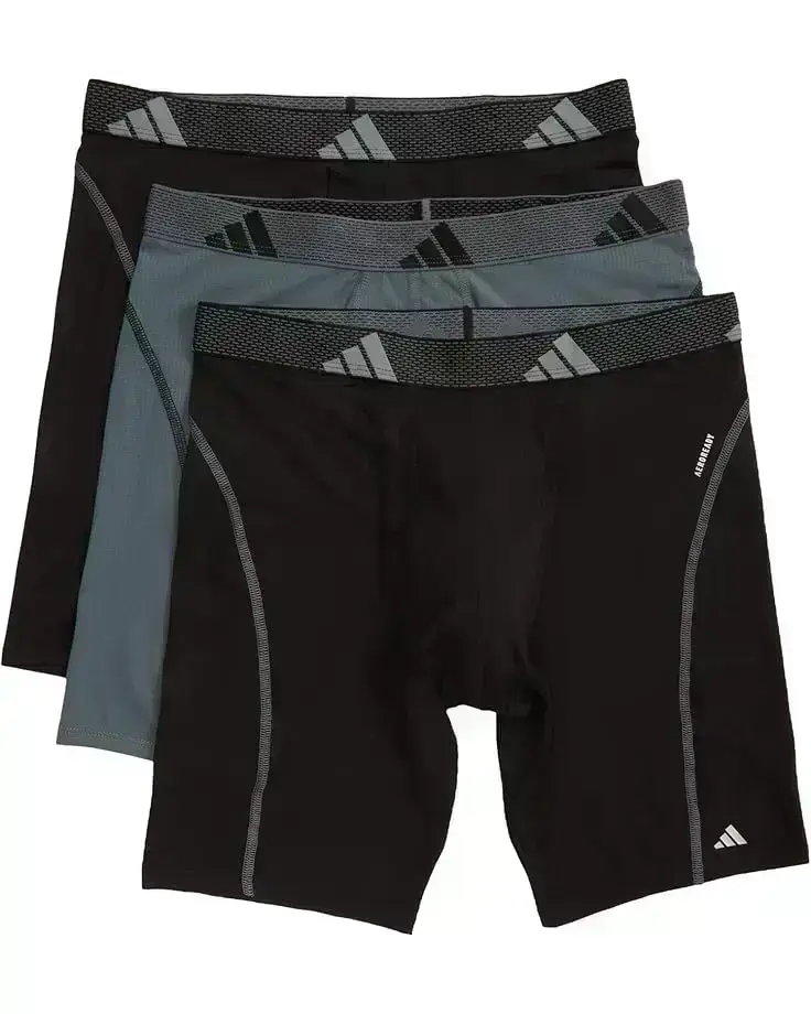 Men's adidas Performance Mesh Long Boxer Brief 3-Pack