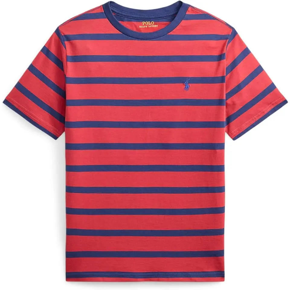 Striped Cotton Jersey Tee (Big Kid)