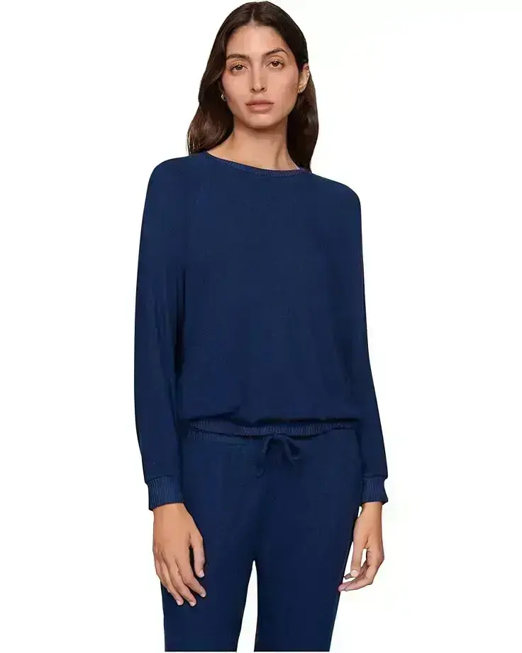 Women's Eberjey Cozy Time Crew Neck Pullover
