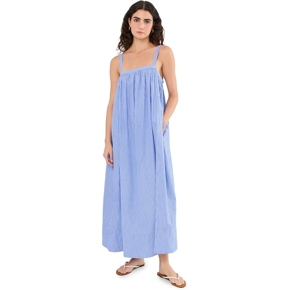 Coastal Poplin Emmy Dress