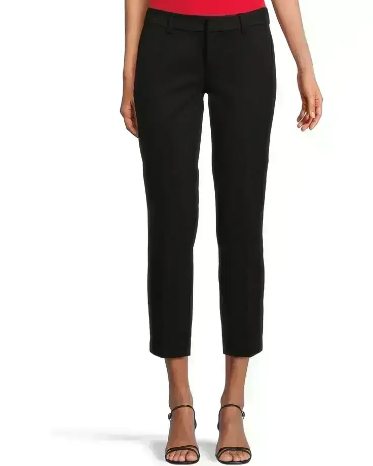 Women's Liverpool Los Angeles Petite Kelsey Straight Leg Trousers in Super Stretch Ponte Knit