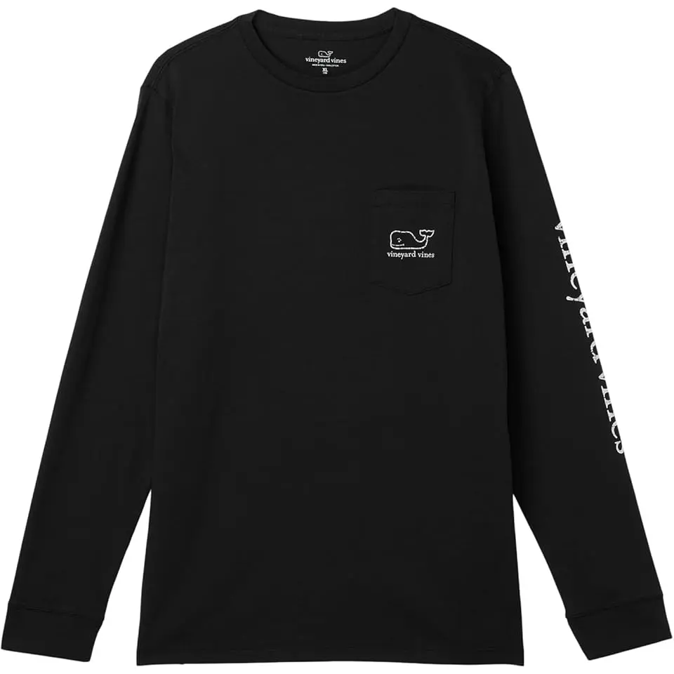 Long Sleeve Vintage Whale Pocket Tee (Toddler/Little Kid/Big Kid)
