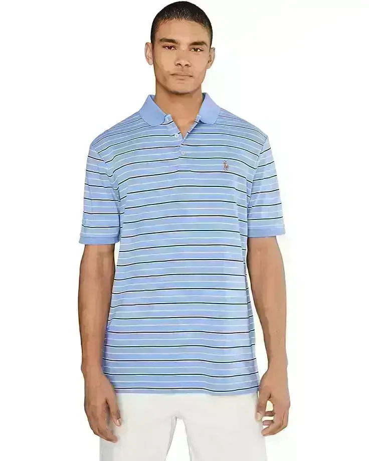 Classic Fit Striped Soft Cotton Polo