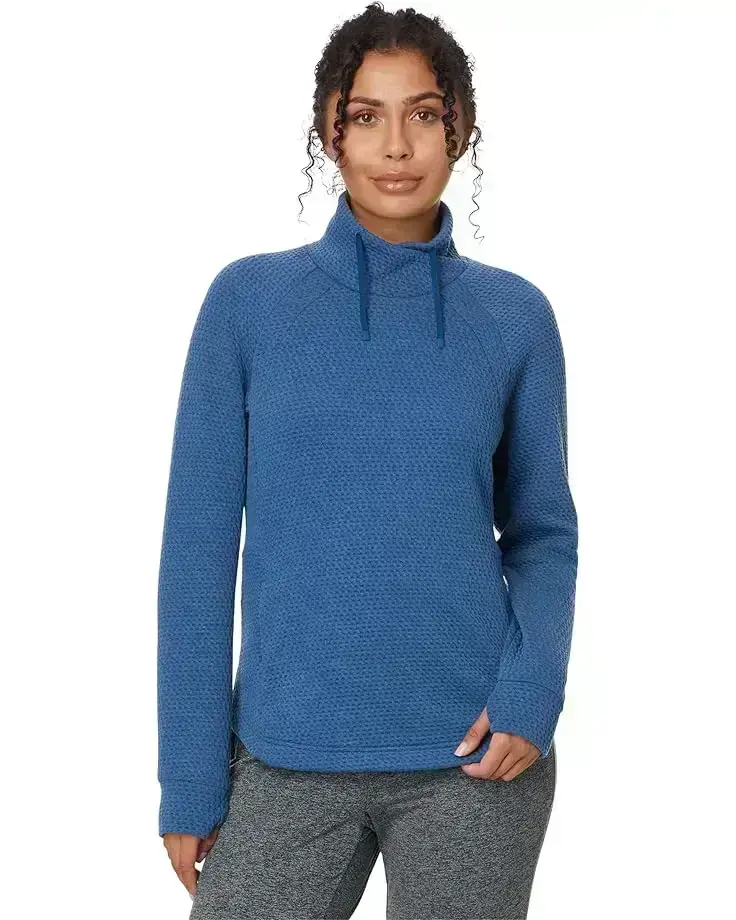 Ridgeknit Crossneck Pullover