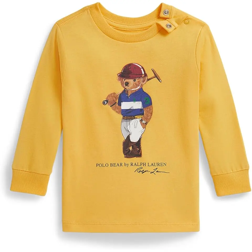 Polo Bear Cotton Long-Sleeve Tee (Infant)