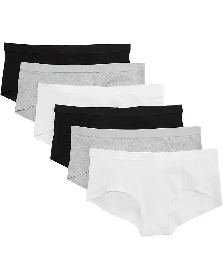 Women's PACT Everyday Boyshorts 6-Pack