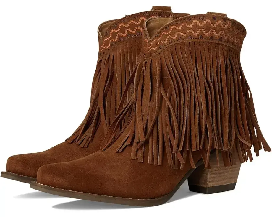 Women's Dingo Tapadero Suede Bootie