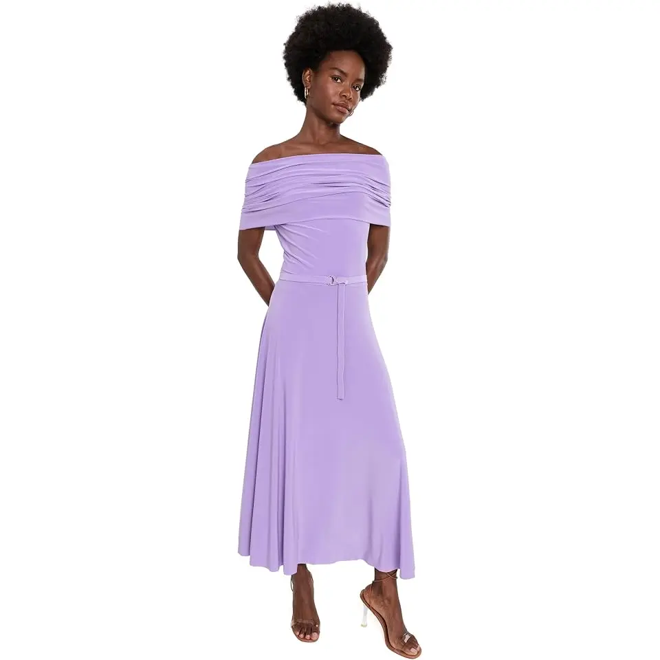 Sleeveless Cowl Neck Hooded Flared Dress to Midcal