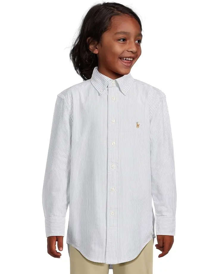 Striped Cotton Oxford Shirt (Big Kids)