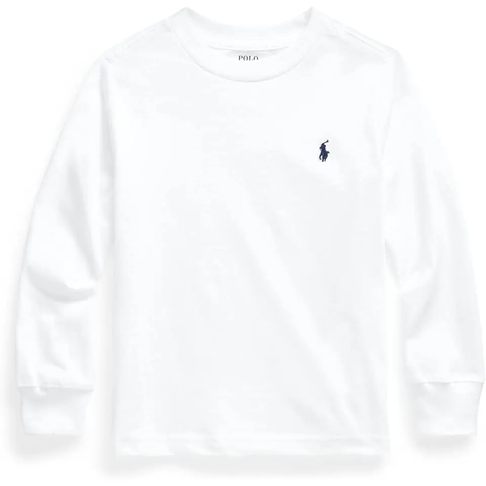 Cotton Jersey Long Sleeve Tee (Toddler/Little Kid)