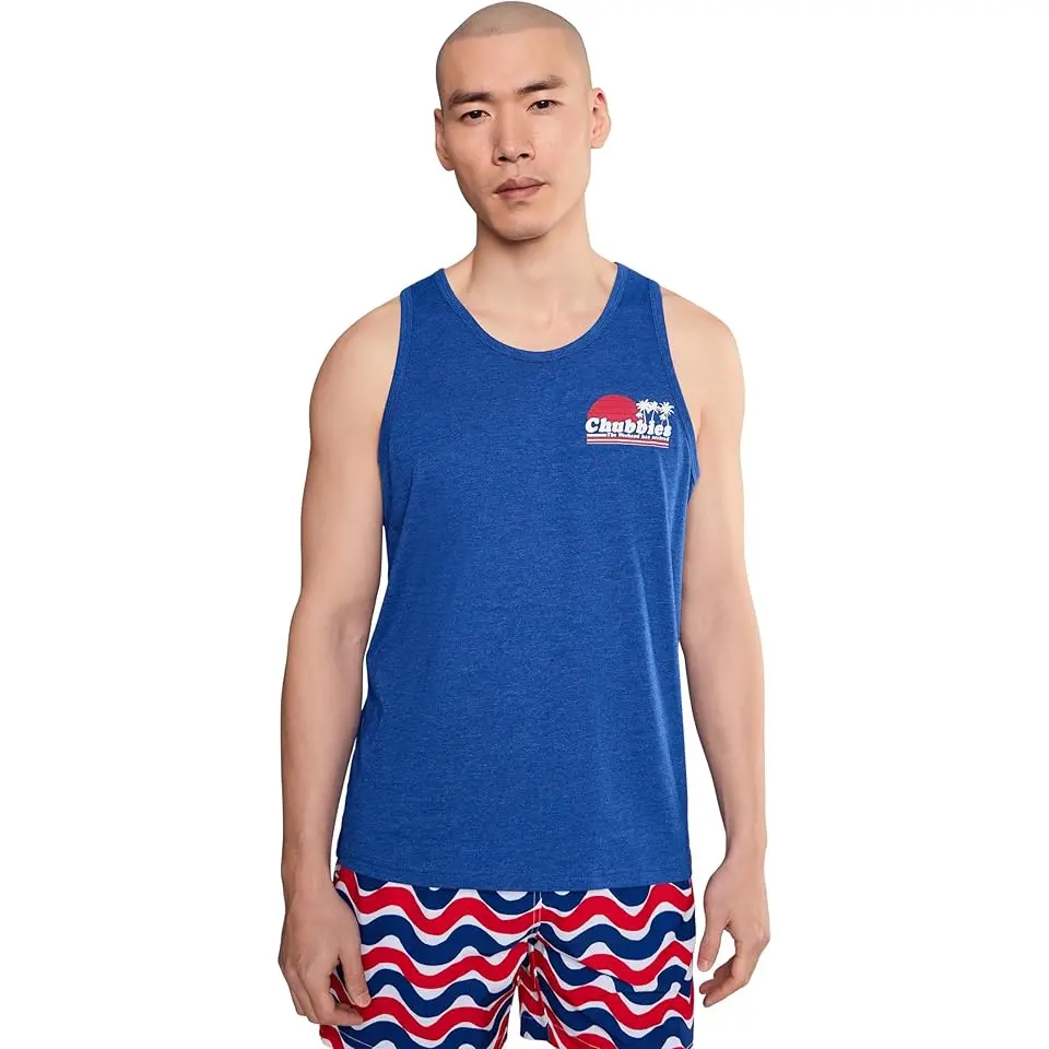 Chubbies The Ol' College Try (non Pocket Graphic Tank)