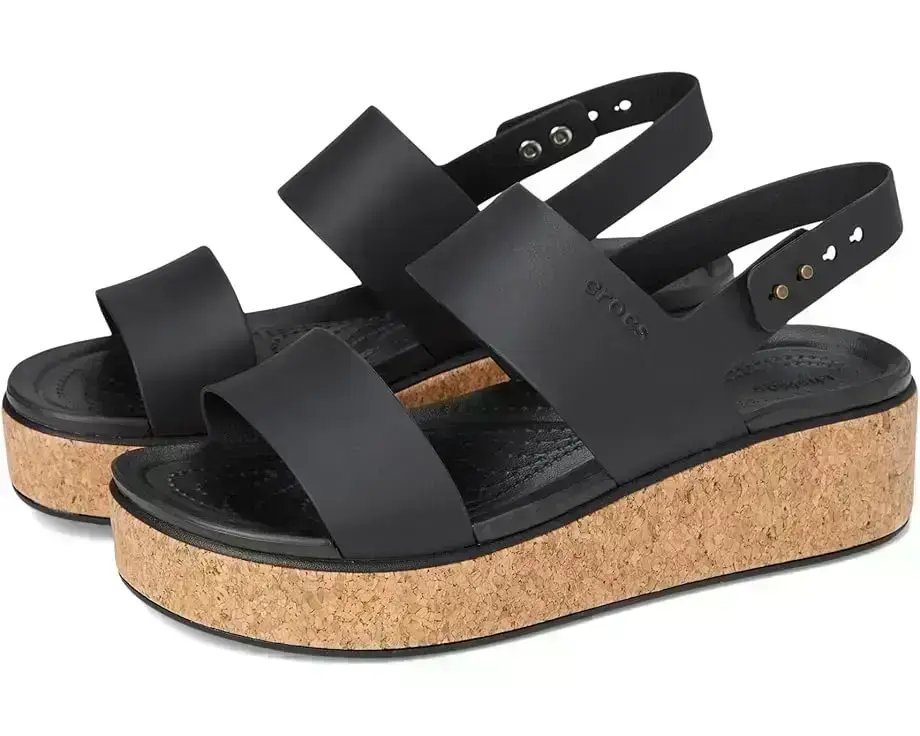 Women's Crocs Brooklyn Cork Low Wedge