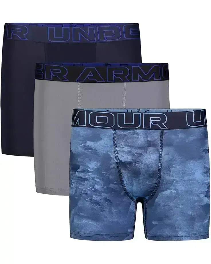 Under Armour Kids Performance Tech - Prints 3-Pack (Big Kids)