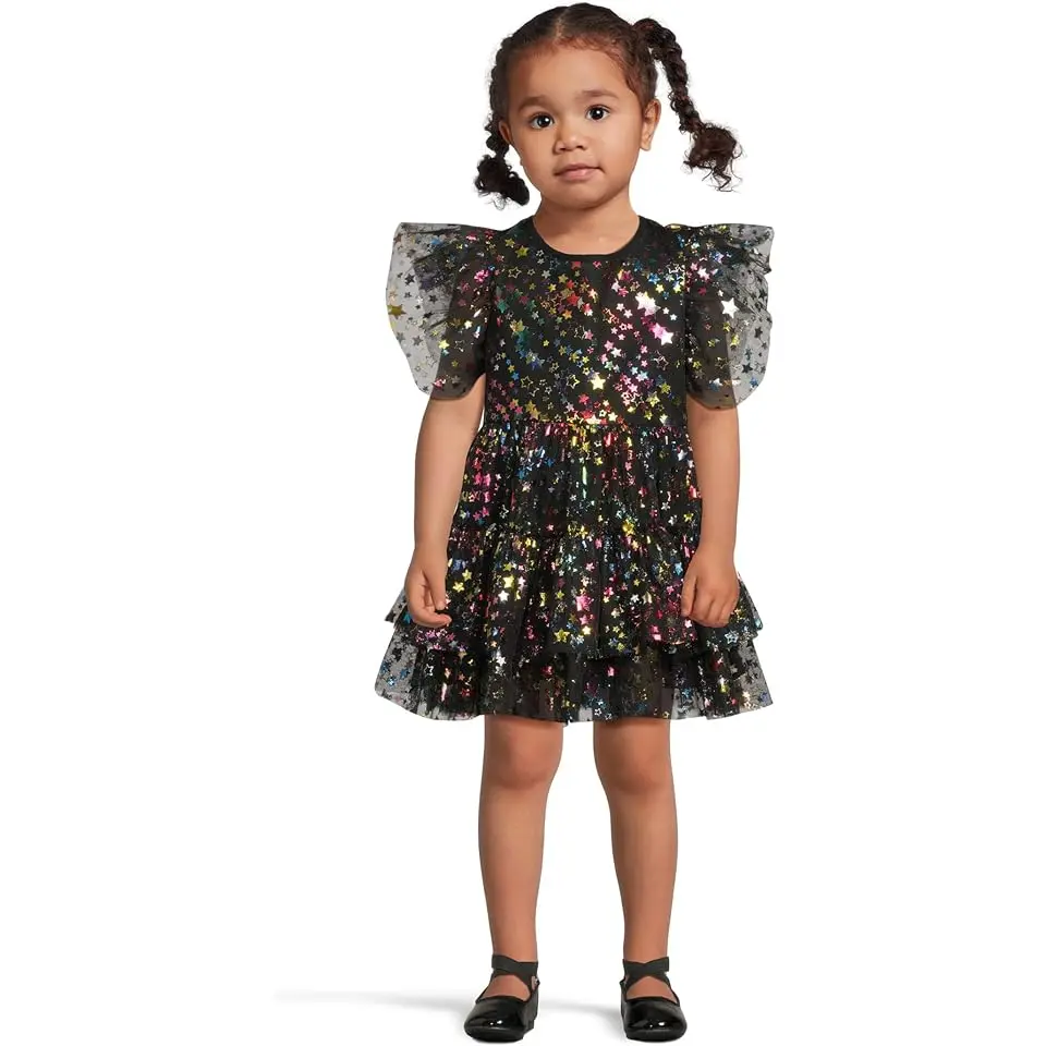 Shining Rainbow Star Tulle Dress (Toddler/Little Kid)