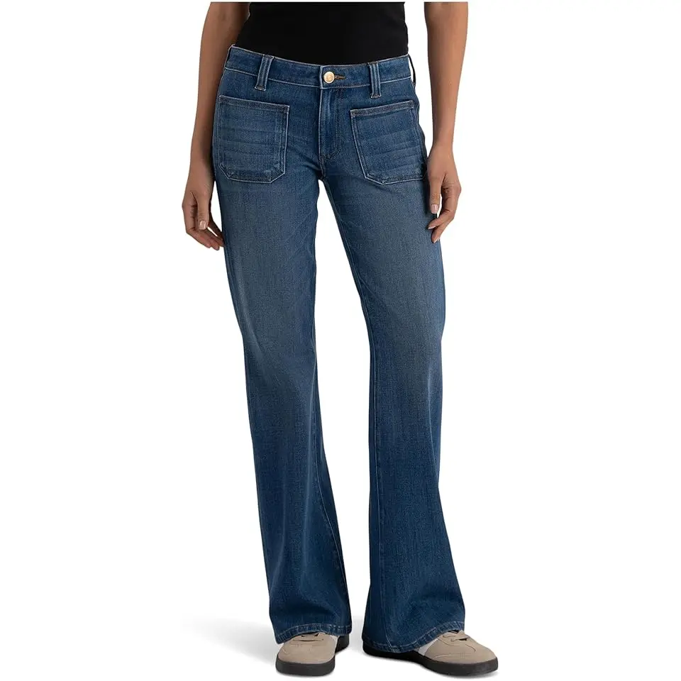 Ana High-rise Flare With Patch Pockets Regular Hem