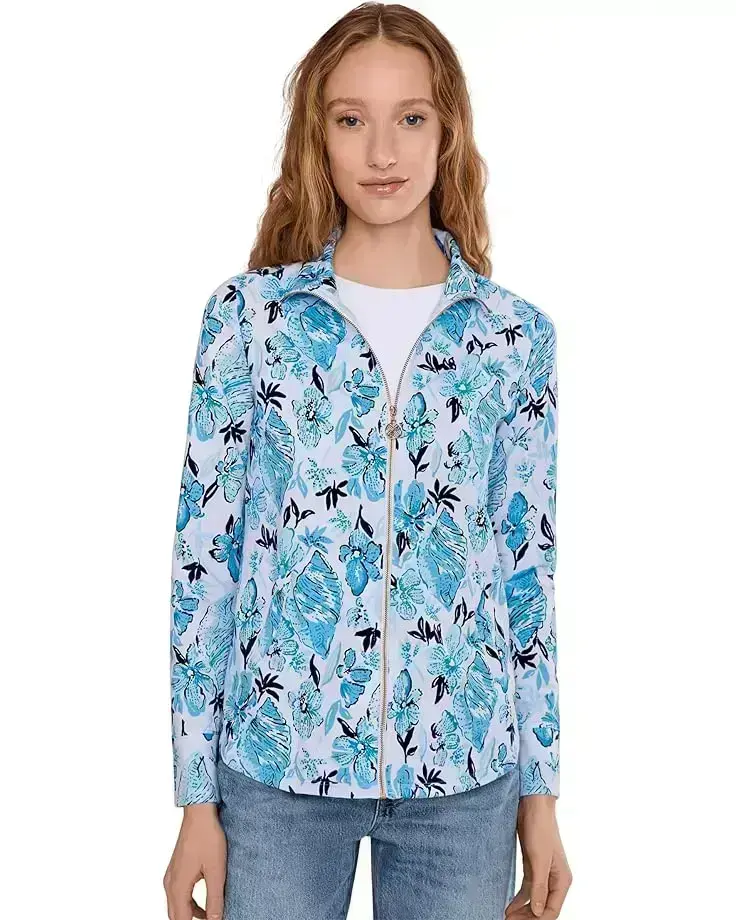 Women's Lilly Pulitzer Leona Upf 50+ Zip-Up