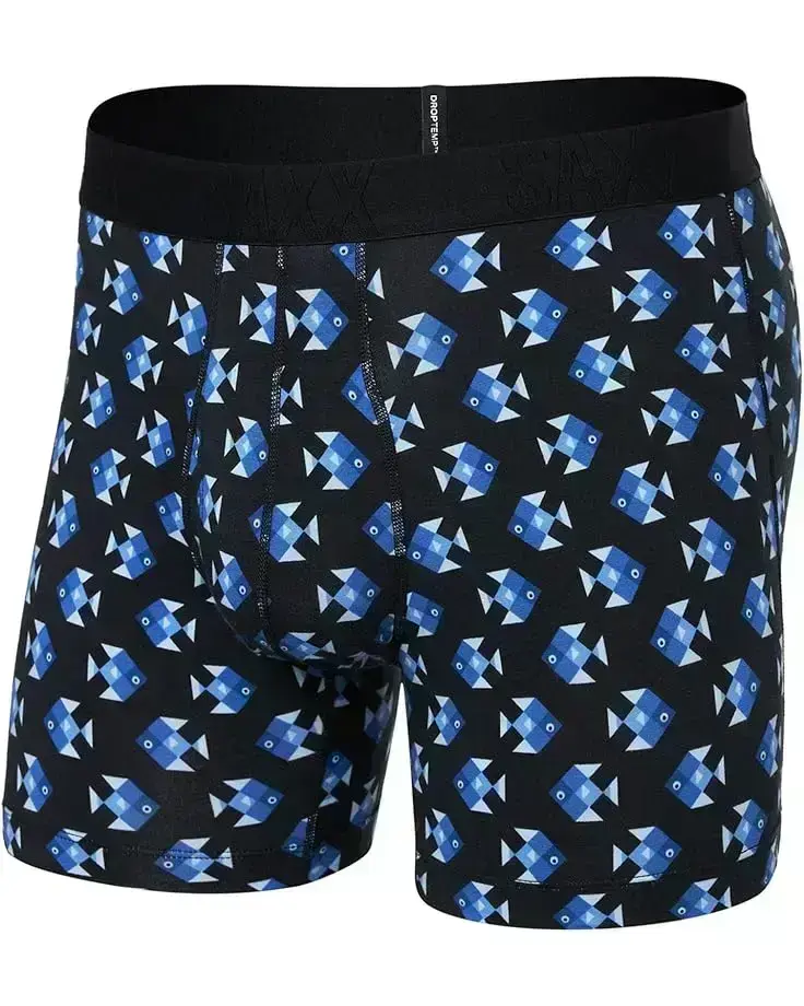 Men's SAXX UNDERWEAR Droptemp Cooling Cotton Boxer Brief Fly