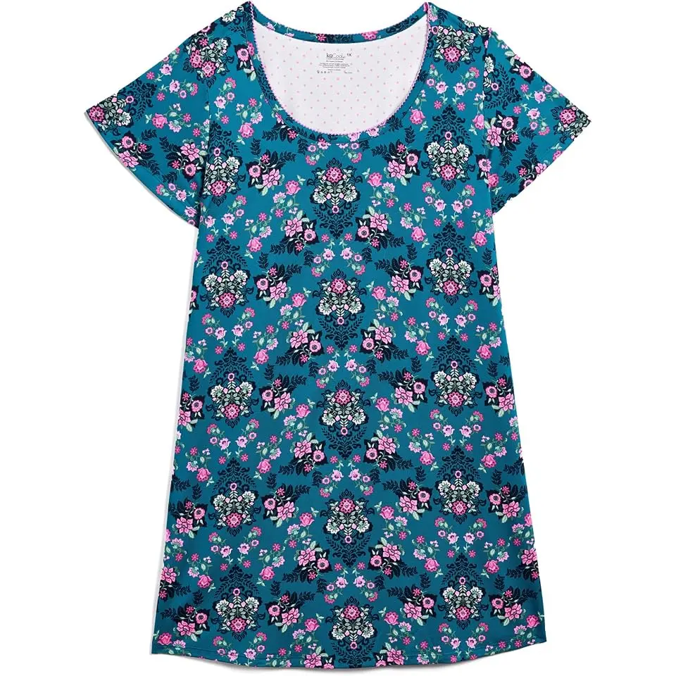 Plus Size Scoop Neck Sleepdress
