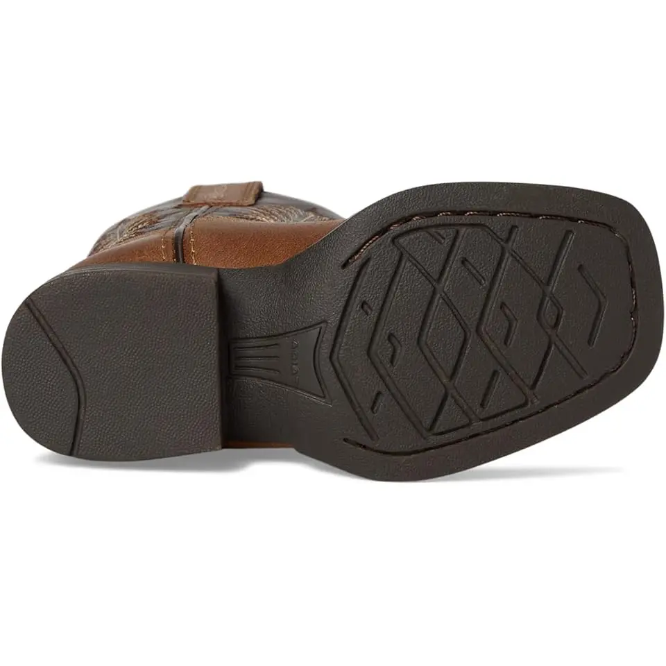 Stampede Wide Square Toe Western Boots (Toddler/Little Kid/Big Kid)