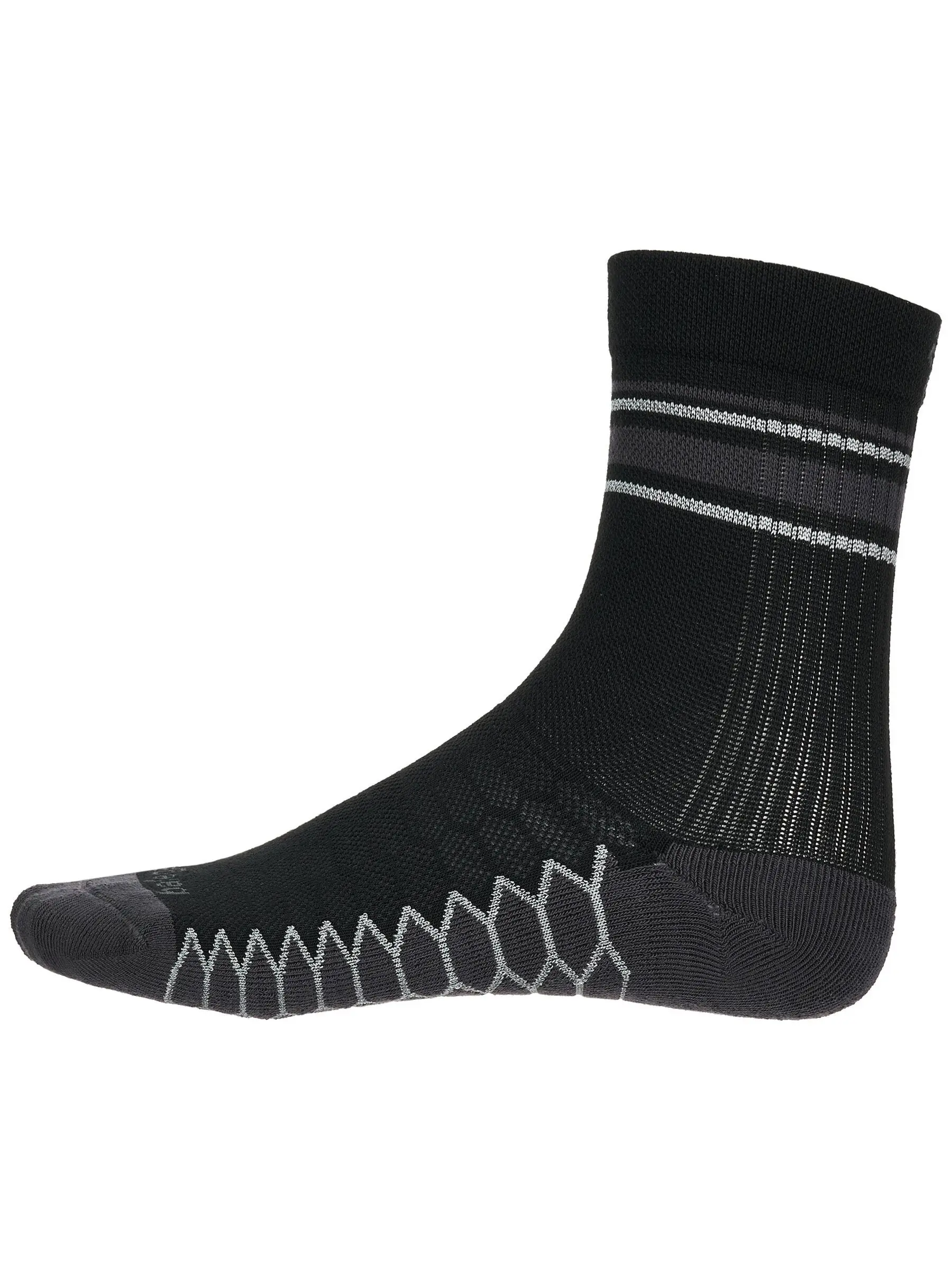 Balega Silver Mini Crew Socks Black