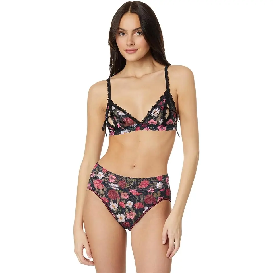 Papillion Rose Open Bralette
