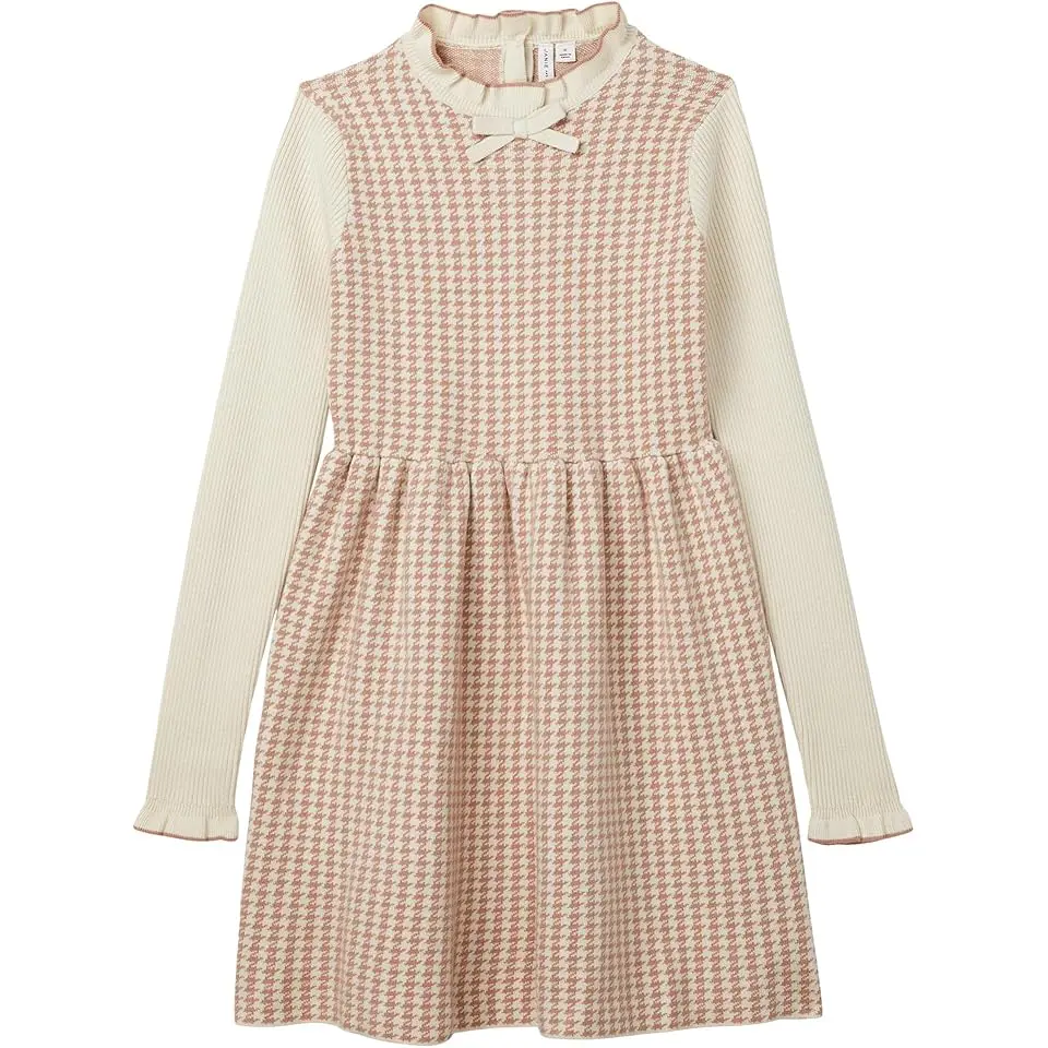 Check Sweater Dress (Toddler/Little Kid/Big Kid)