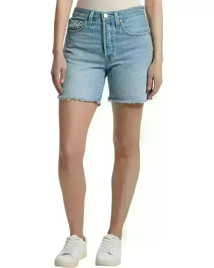 Women's Levi's® Premium 501 Mid Thigh Shorts Light-Weight
