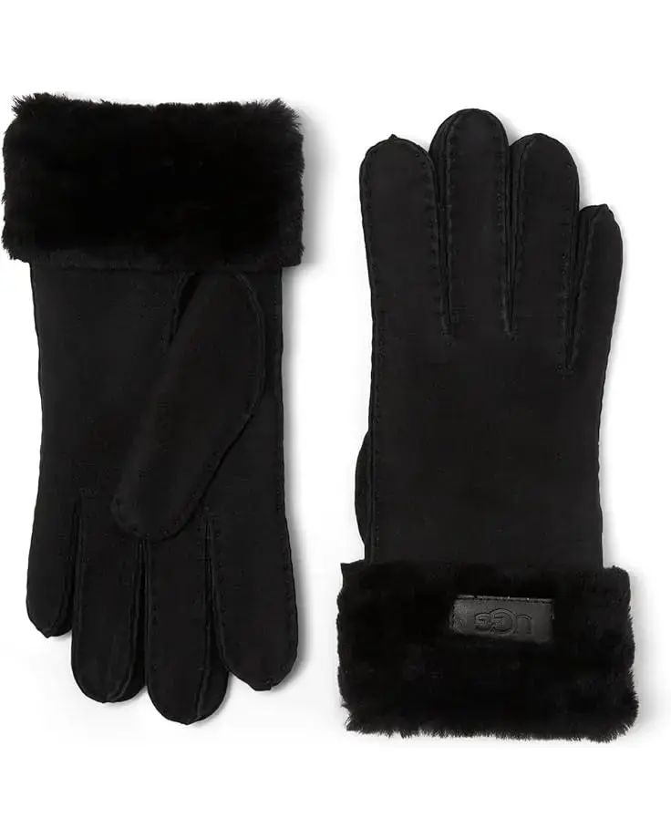 Women's UGG Turn Cuff Water Resistant Sheepskin Gloves