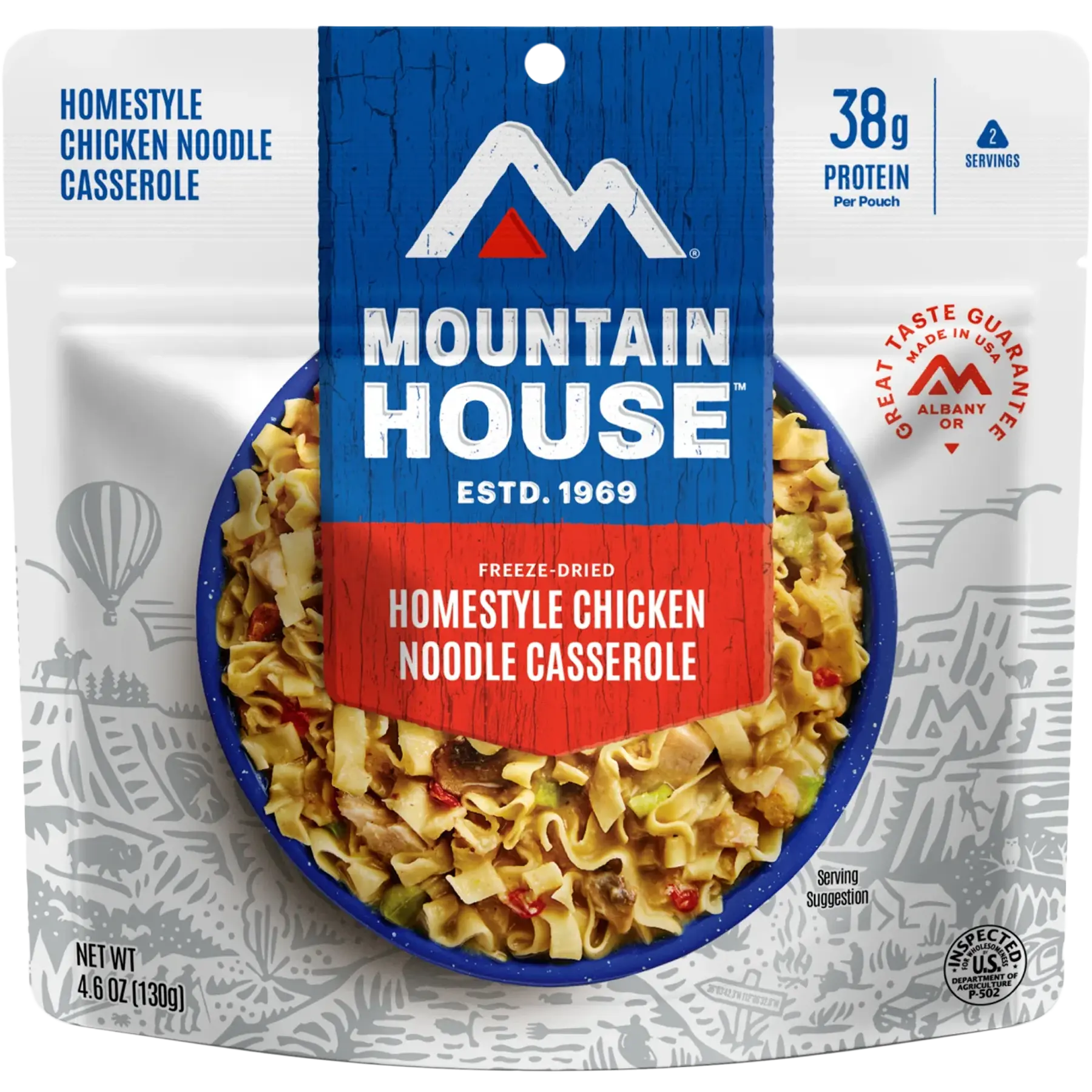 Homestyle Chicken Noodle Casserole (2 Servings)