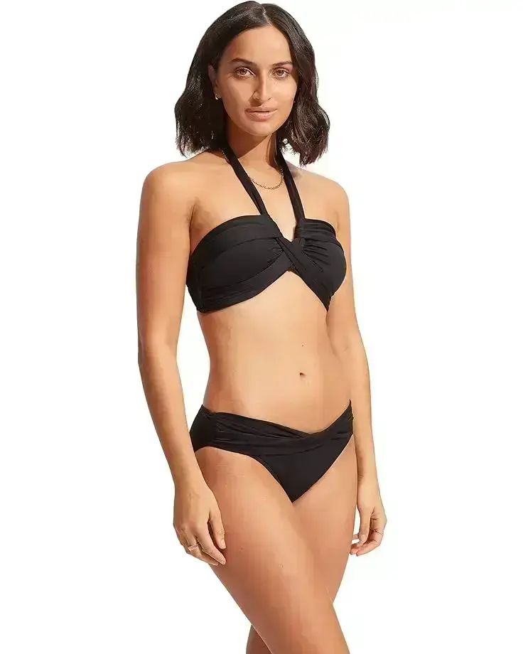 Women's Seafolly Eco Collective Twist Band Mini Hipster Pant