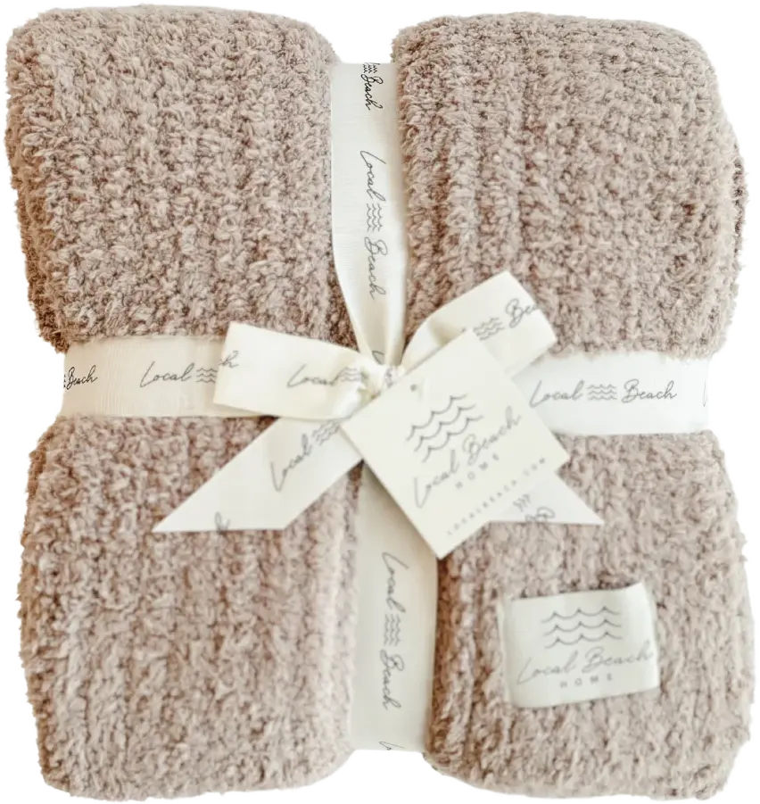 Solid Ribbed Luxe Home Blanket