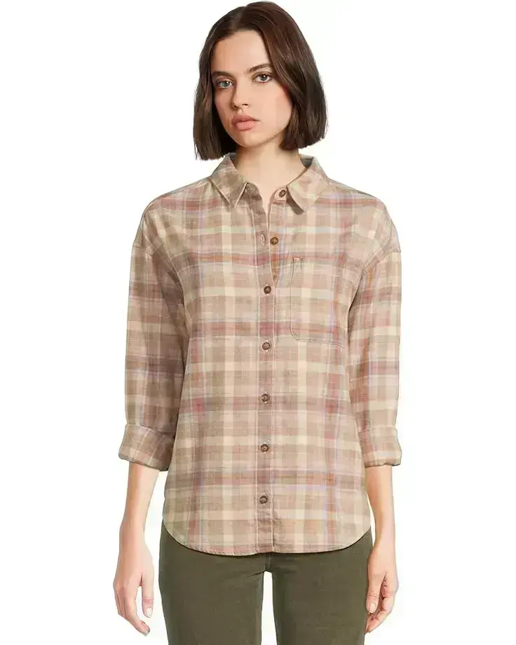 Women's Royal Robbins Lieback Organic Cotton Flannel Long Sleeve