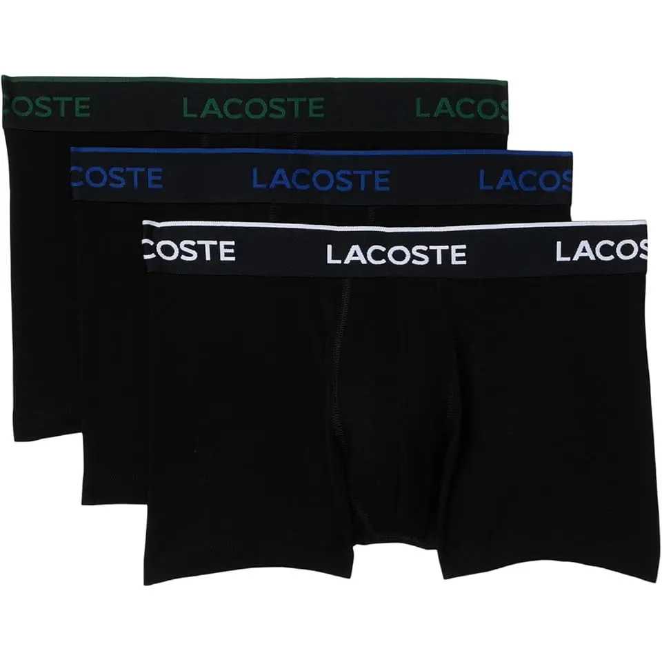 3-Pack Crocodile Logo Trunks