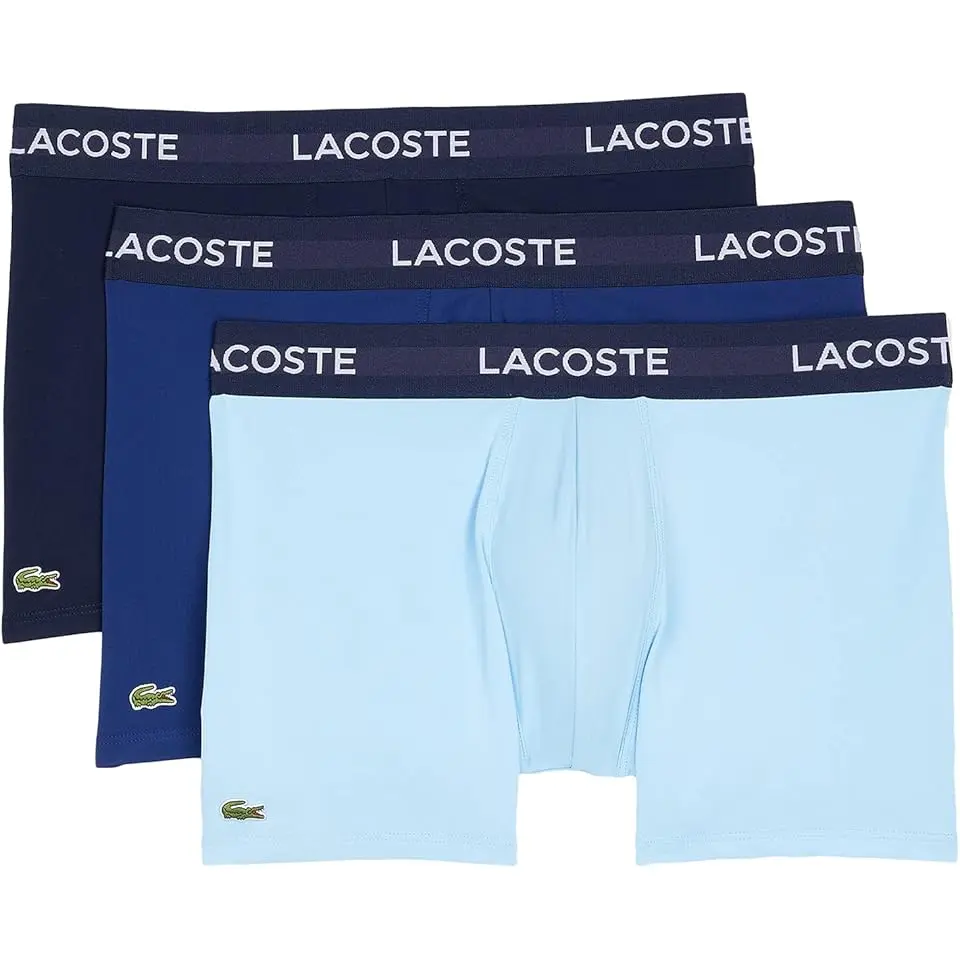 3-Pack Solid with Semi Fancy Belt Underwear Trunks