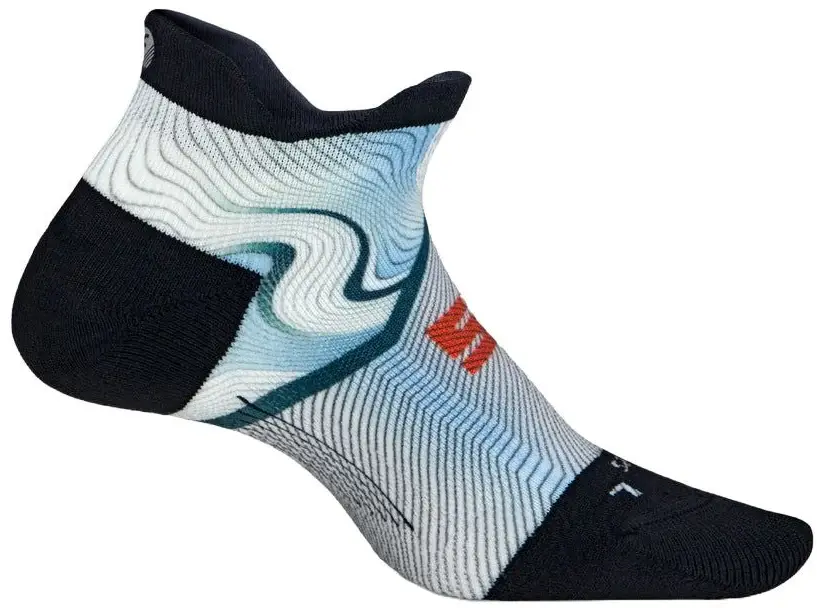 Elite Light Cushion No-Show Tab Running Socks Boston