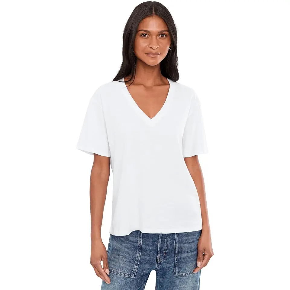 Louisa Boyfriend V-Neck Short Sleeve Tee